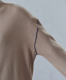 Tiaclasse 配色スリーブリブニットトップス