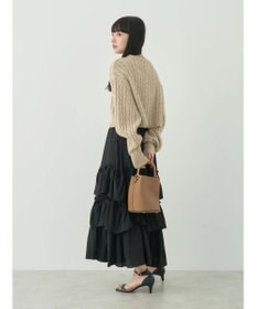 earth music&ecology ランダムティアードボリュームスカート