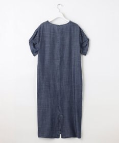 自由区 【洗える・XSサイズあり】テンセルリネンデニム ワンピース