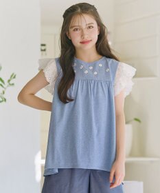 組曲 KIDS 【150-160㎝】 petit fleur エンブロイダリーチュニック