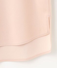 組曲 【洗える】バイカラージョーゼットバックリボン ブラウス