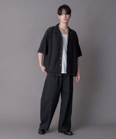 WEGO 【ユニセックス着用ITEM/SMLサイズ展開】 TRオープンカラーシャツ（SS）