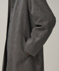 ATON LINEN WOOL TWILL | バルマカーンコート - UNISEX