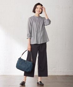 J.PRESS LADIES 【洗える】ハイテンションT/Rライトカルゼ セミワイド パンツ