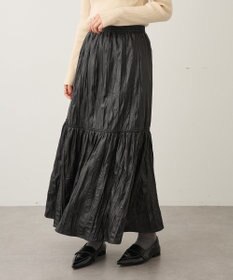 CRAFT STANDARD BOUTIQUE レザーライクギャザースカート