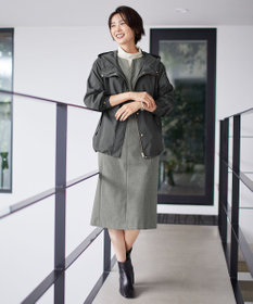 J.PRESS LADIES 【撥水加工】Artirosa フード ブルゾン