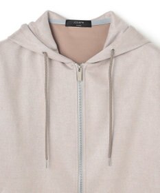 JOSEPH HOMME 【WEB・一部店舗限定  】レザーライクポンチ　ジップアップパーカー