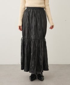 CRAFT STANDARD BOUTIQUE レザーライクギャザースカート