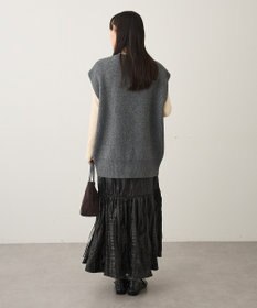 CRAFT STANDARD BOUTIQUE レザーライクギャザースカート