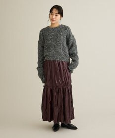 CRAFT STANDARD BOUTIQUE レザーライクギャザースカート