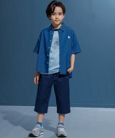 J.PRESS KIDS 【140-170cm】コットンストレッチ 7分丈パンツ