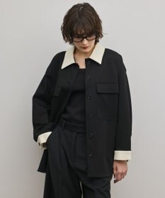 GRACE CONTINENTAL レザーカットシャツ