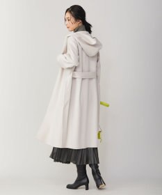 ICB ウールリバーフーデットコート