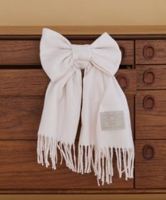 Maison de FLEUR リボン付きストール