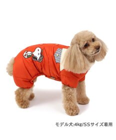 PET PARADISE スヌーピー 遠赤外線 綿入れつなぎ 小型犬