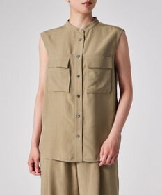 Paul Smith レーヨンドレープ ノースリーブ シャツ