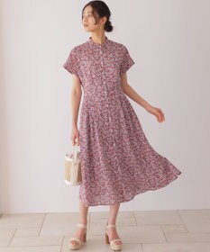 組曲 フラワーガーデンプリント ワンピース