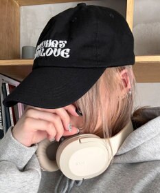 WEGO 【ユニセックス着用ITEM】ウネリロゴツイルキャップ