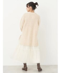 earth music&ecology フワフワＭＩＸヤーンチュニック