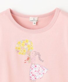 組曲 KIDS 【110-140㎝】ひまわりブーケ Tシャツ