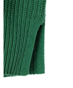 Green Parks ｍｏｋｏモール畦編みモックネックプルオーバー