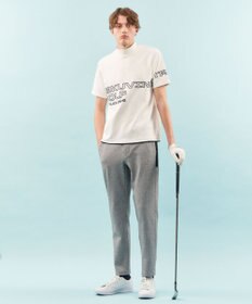 23区GOLF 【MEN】【UVカット・吸水速乾】グラフィック モックネックシャツ