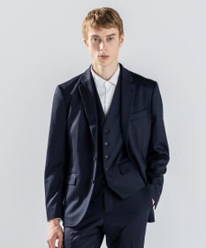 JOSEPH HOMME 新素材【ストレッチ/セットアップ対応】シルキーウールジャージー ジャケット ネイビー系