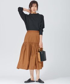 23区 L 【洗える】ヴィスコースソフトポンチ ラグラン カットソー