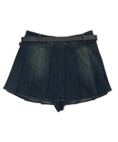 WEGO プリーツブラストミニスカパン