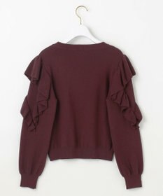 ANY SIS 【洗える】フリルスリーブ ニット