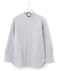 J.PRESS YORK STREET 【UNISEX】起毛オックスフォードシャツ/バンドカラー