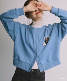 OP／FILA 【ocean pacific】ミッキー/裏毛カーディガン【Disney/ディズニー】