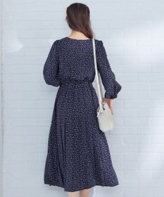 Tiaclasse 【洗える・新色追加】パフスリーブプリーツワンピース