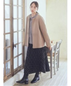 earth music&ecology すきな丈プリーツスカート