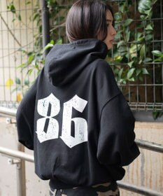 WEGO 【ユニセックス着用ITEM】グラフィックバルーンクロップドプルパーカー