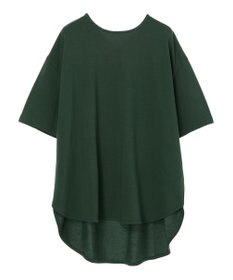 Green Parks ミニ裏毛バックカシュクール半袖チュニック