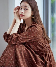 Tiaclasse 【洗える・新色追加】パフスリーブプリーツワンピース