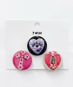 WEGO アソート缶バッジセットF