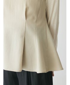 Green Parks AnriettMusee ノースリーブタックペプラムブラウス