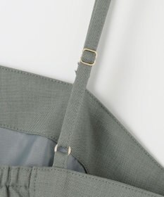 ANY SIS L 【2SET】ビスチェワンピース×シアーラッセルプルオーバーセット