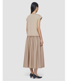 JOSEPH 【洗える】ポプリンジャージー　キャップスリーブドレス