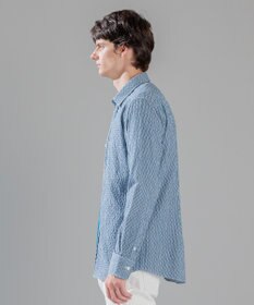 JOSEPH HOMME トライジャガード ストライプ ストレッチ    レギュラーカラーシャツ