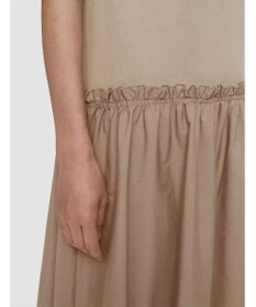 JOSEPH 【洗える】ポプリンジャージー　キャップスリーブドレス