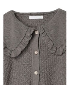 Green Parks ・Ｐｅｔｉｔ　Ｆｌｅｕｒ　ビッグカラーニットカーデ