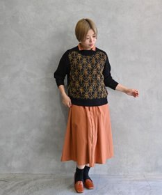 muuc ビーズモチーフのスクエアシューズ