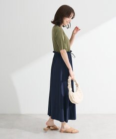 Green Parks ・ＳＵＧＡＲ　ＳＰＯＯＮ半袖リブドッキングワンヒ