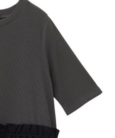 Green Parks ・ＳＵＧＡＲ　ＳＰＯＯＮ半袖リブドッキングワンヒ