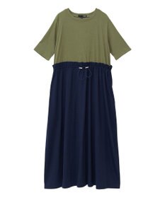 Green Parks ・ＳＵＧＡＲ　ＳＰＯＯＮ半袖リブドッキングワンヒ