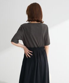 Green Parks ・ＳＵＧＡＲ　ＳＰＯＯＮ半袖リブドッキングワンヒ