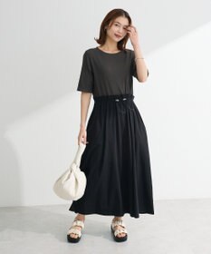 Green Parks ・ＳＵＧＡＲ　ＳＰＯＯＮ半袖リブドッキングワンヒ